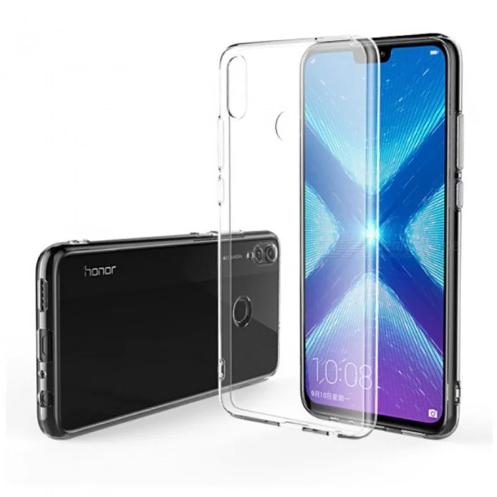 Coque De Protection Intégrale Pour Huawei Honor 8X - Gel Avant + Rigide Arrière, Transparente